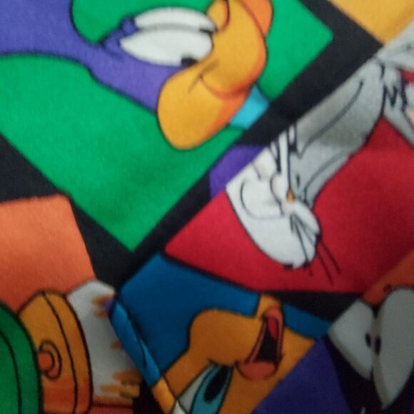 Looney Tunes Mens Tuxedo Vest S/M Waistcoat Marvin Daffy Bugs Bunny - Picture 8 of 9